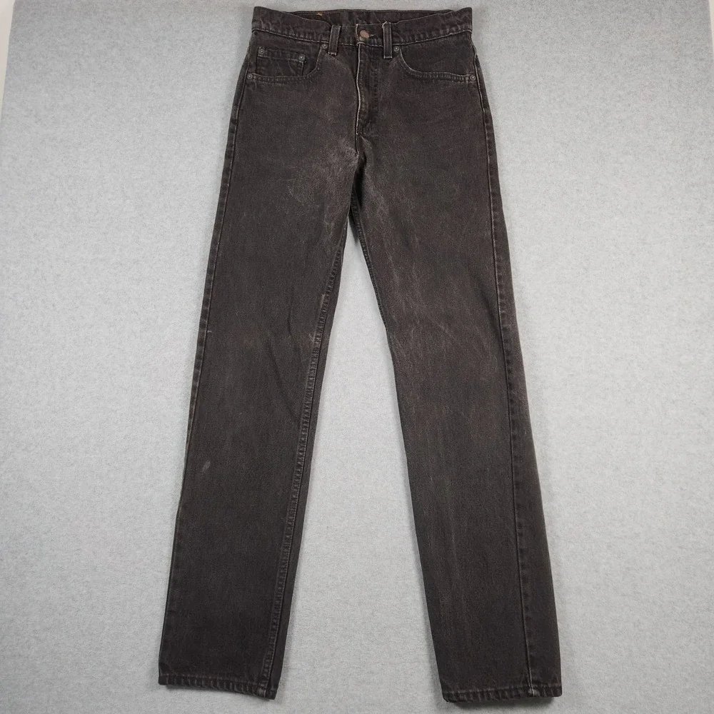 Vintage Levis 505 Jeans 31x34 (Actual 29x34) Black Straight Leg 90s Made In USA